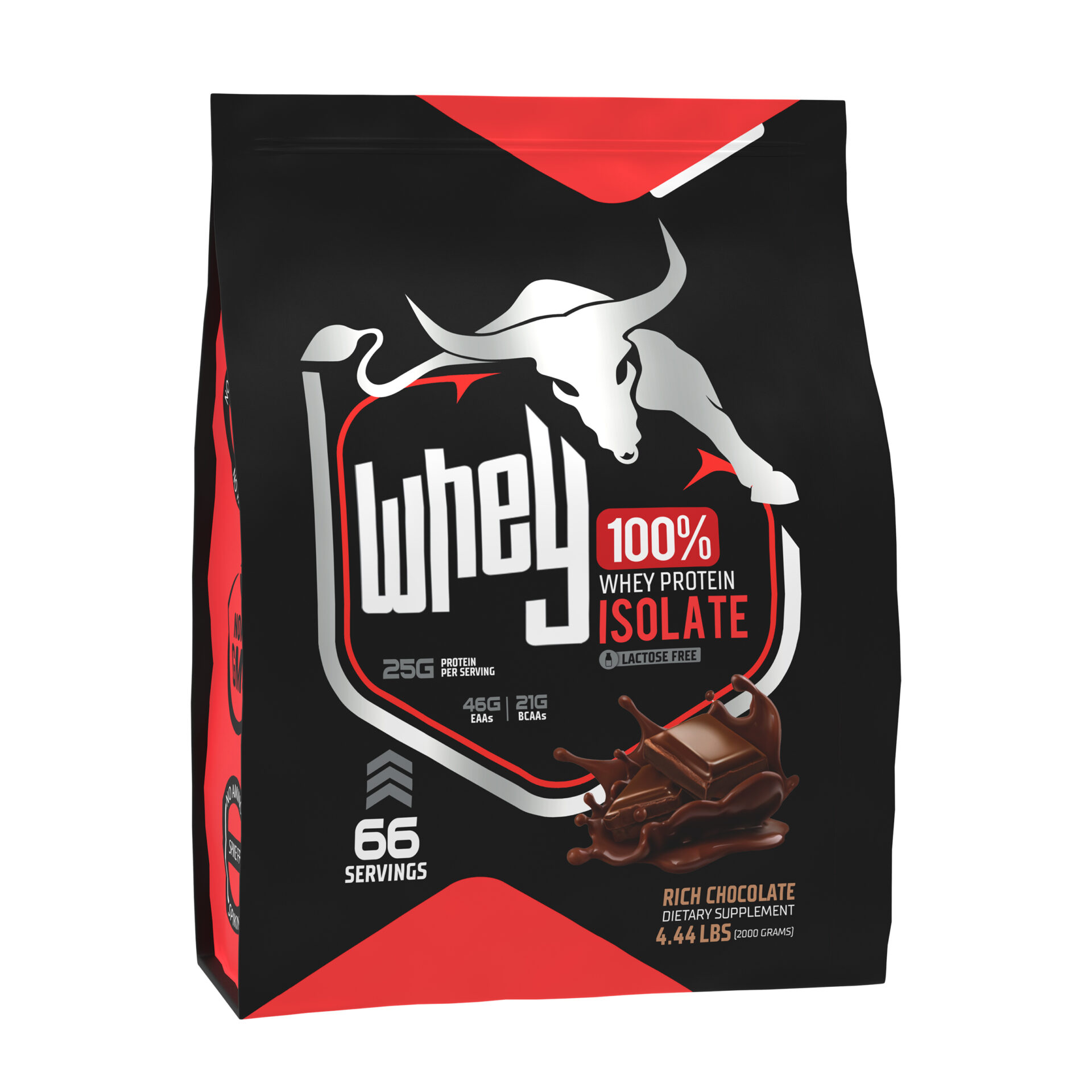 Bullpharm Whey Protein Isolate – 4.44lbs -RICH CHOCOLATE