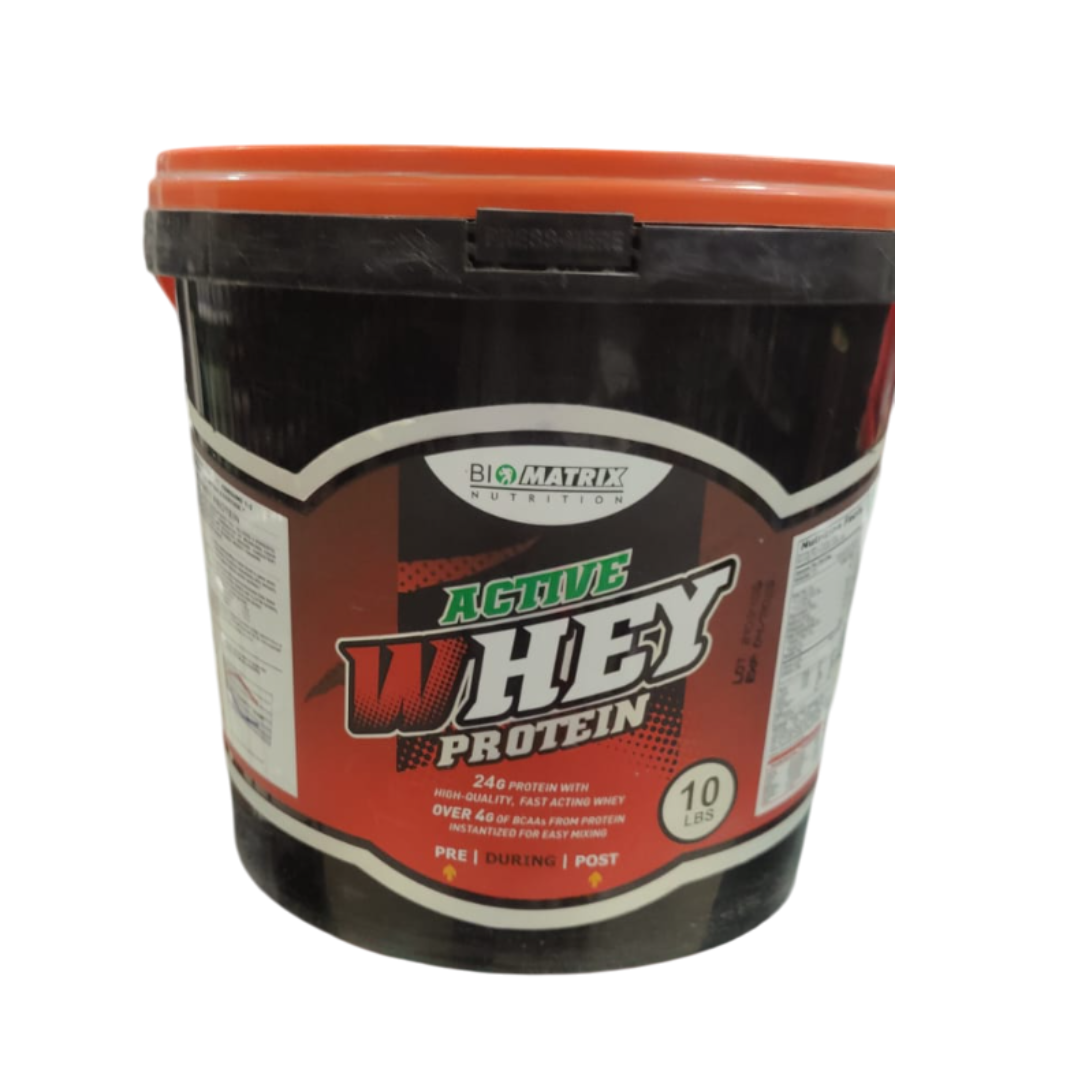 Bio Matrix Nutrition Active Whey Protein – 10lbs Chocolate