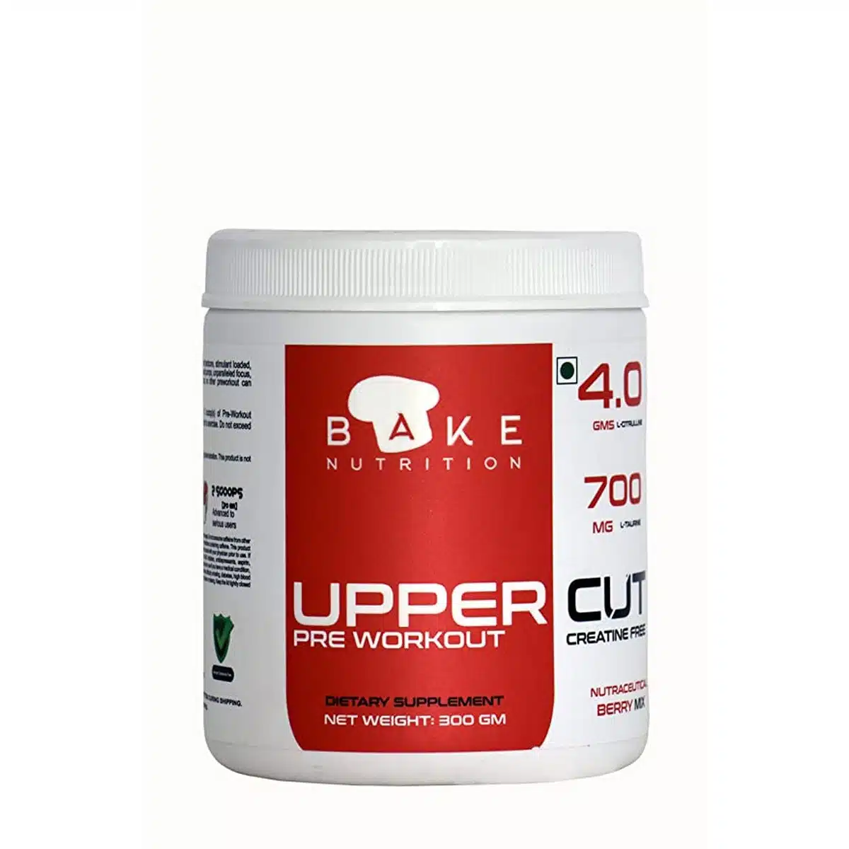 Bake Nutrition Pre Workout Uppercut -300gm