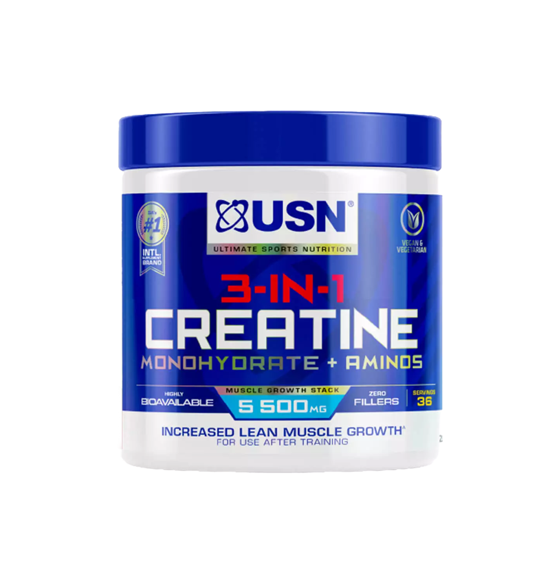 USN 3-in-1 Creatine Monohydrate & Aminos 31 Serving